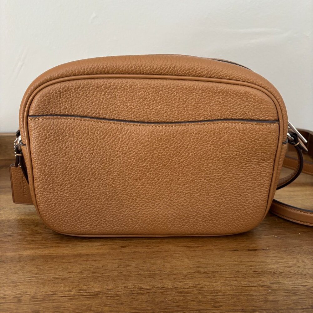 Coach Tan Pebbled Leather Crossbody Bag - Picture 3 of 10